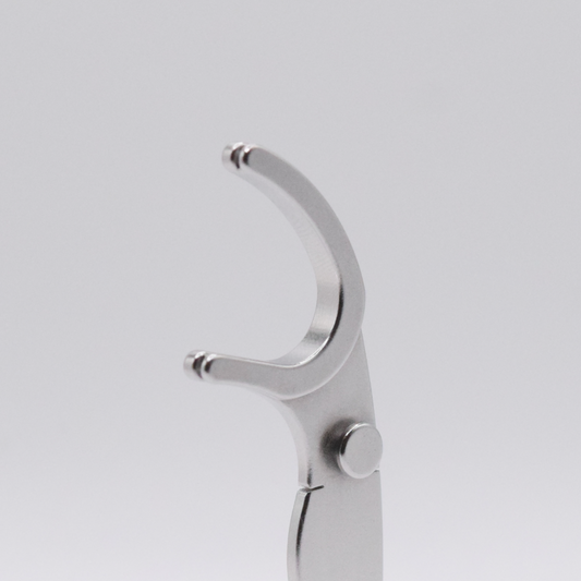 Reusable Dental Floss Holder, Stainless Steel
