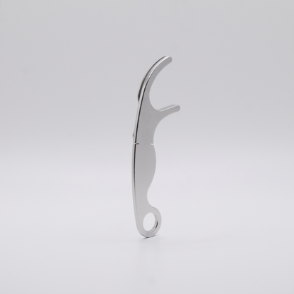 Reusable Dental Floss Holder, Stainless Steel